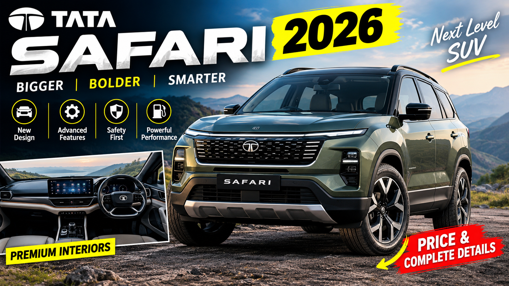 New Tata Safari 2026