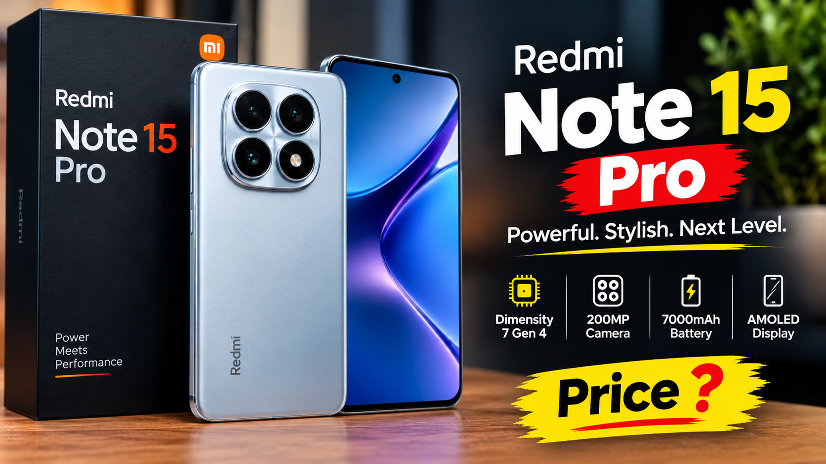 Redmi Note 15 Pro Price