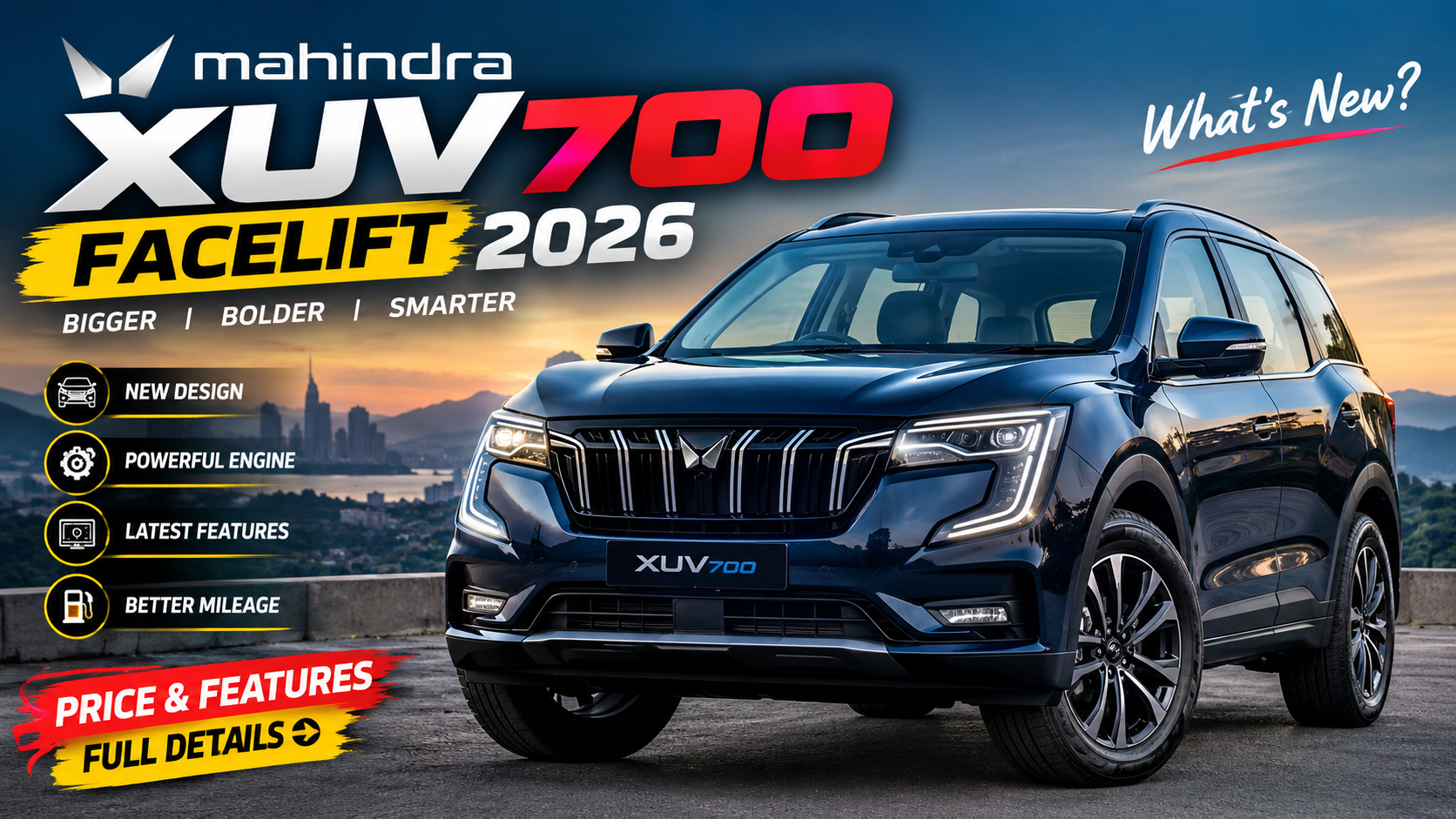2026 Mahindra XUV700 Facelift